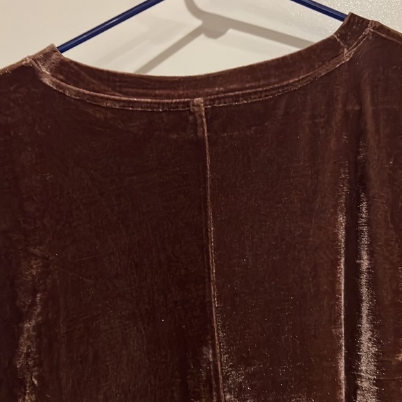 Wishlist crushed velvet over sized short sleeve top - Picture 4 of 8